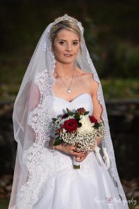 bride on wedding day, makeup by jenny