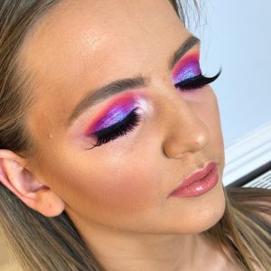 colourful makeup look