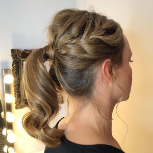 braided pony tail