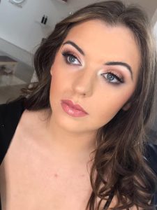 pink toned wedding guest makeup